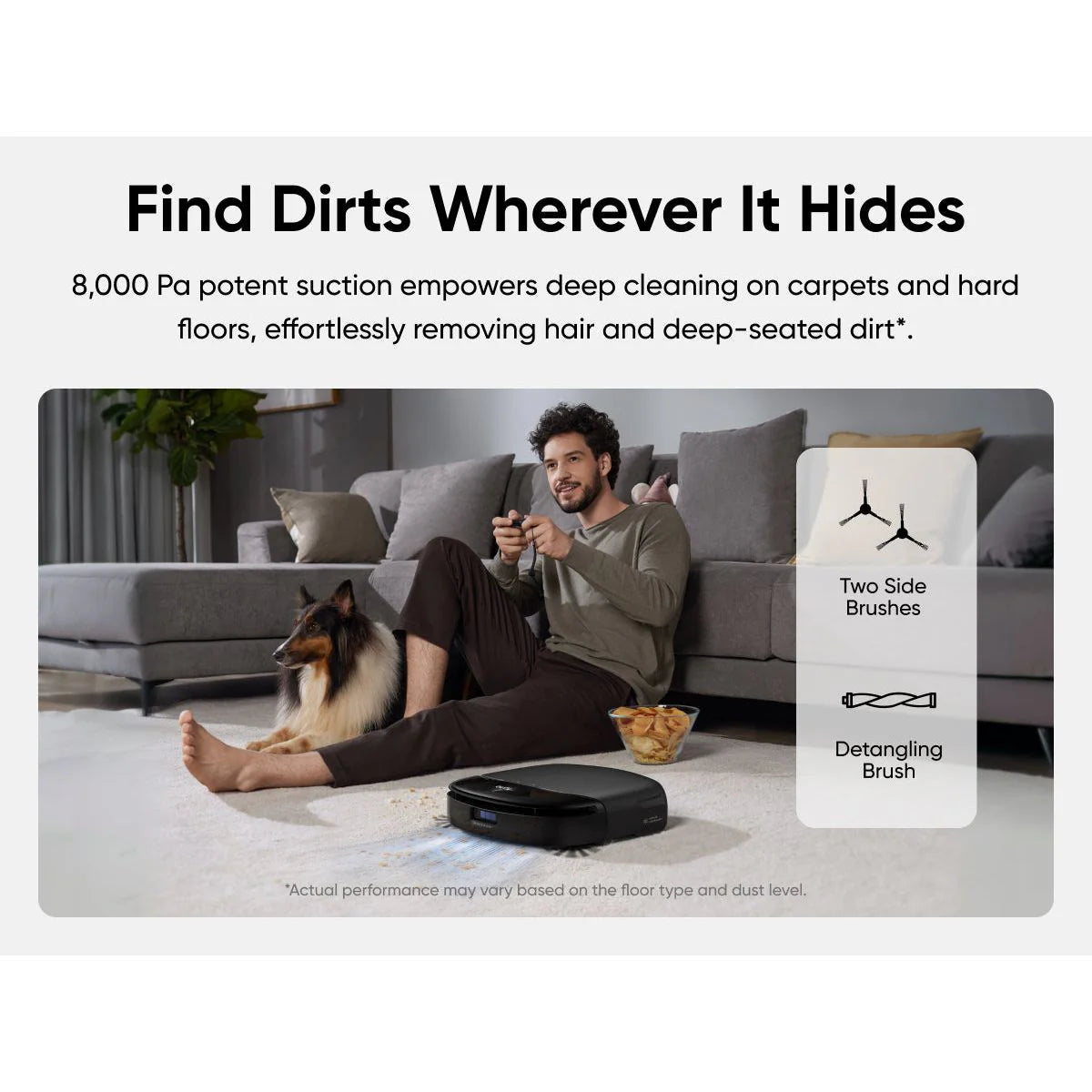 Eufy Omni S1 Pro Robot Vacuum & Mopping Black | T2080GA1