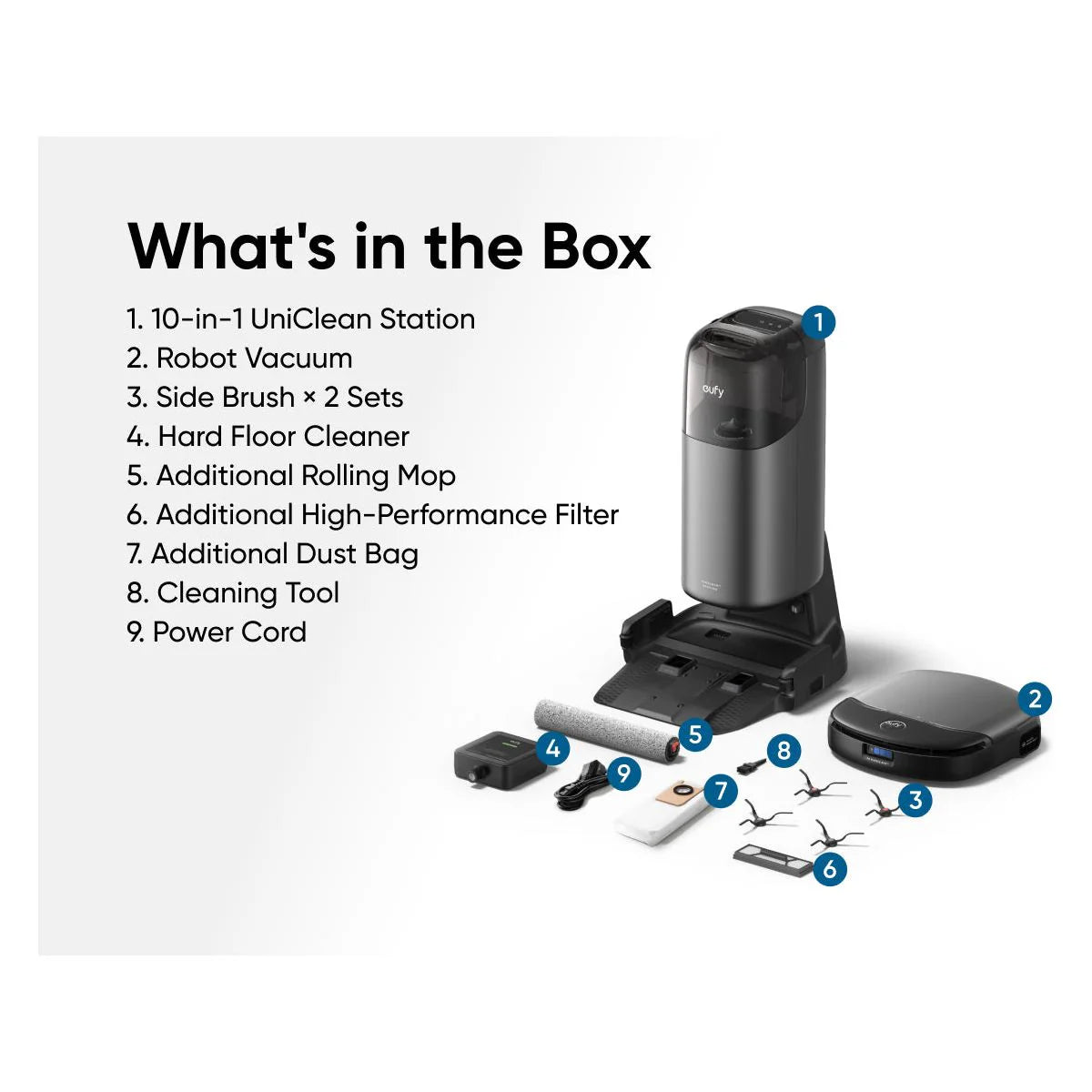 Eufy Omni S1 Pro Robot Vacuum & Mopping Black | T2080GA1