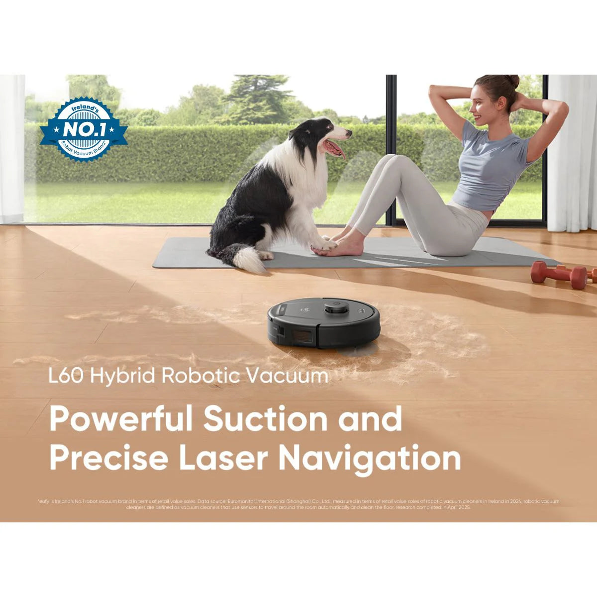 Eufy L60 Hybrid Robot Vacuum | T2268V11