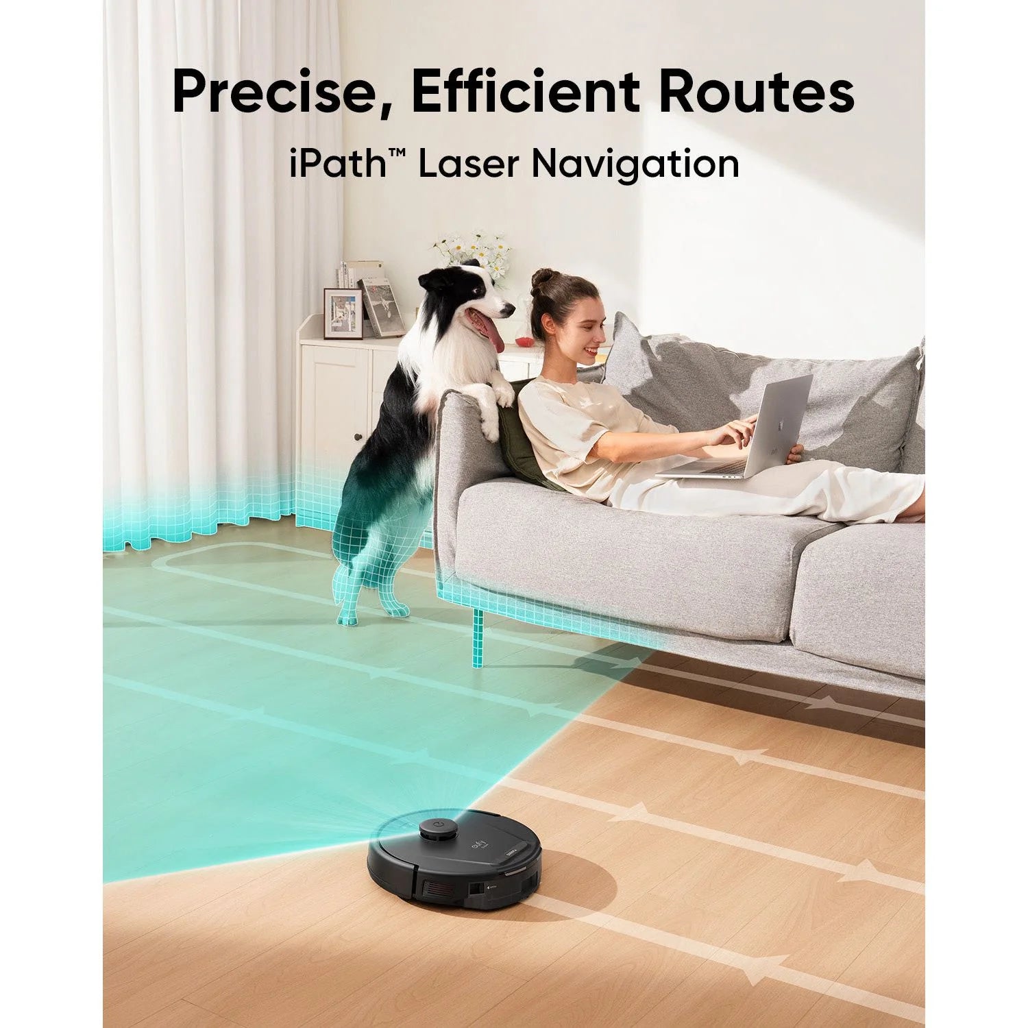 Eufy L60 Hybrid Robot Vacuum Cleaner with Self Cleaning Station Black | T2278V11