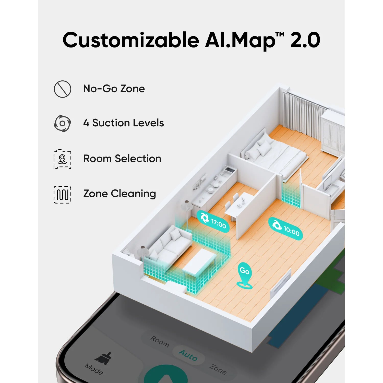 Eufy L60 Hybrid Robot Vacuum Cleaner with Self Cleaning Station Black | T2278V11