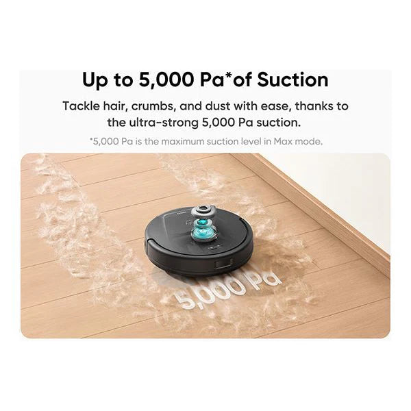 Eufy L60 Hybrid Robot Vacuum Cleaner with Self Cleaning Station Black | T2278V11