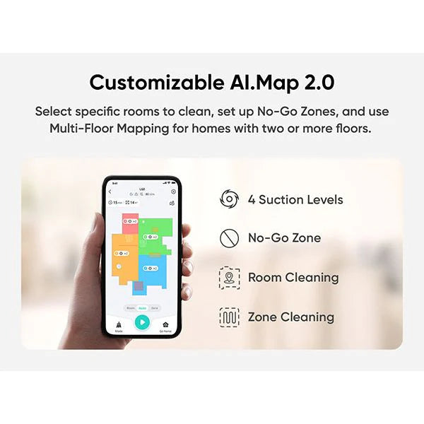 Eufy L60 Hybrid Robot Vacuum Cleaner with Self Cleaning Station Black | T2278V11