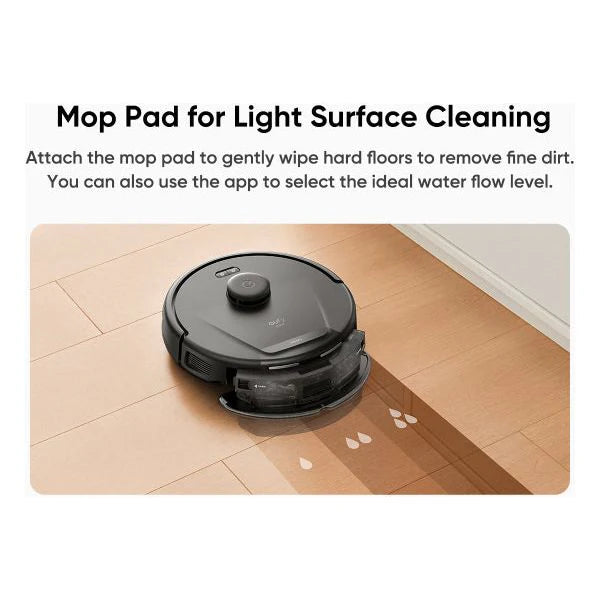 Eufy L60 Hybrid Robot Vacuum Cleaner with Self Cleaning Station Black | T2278V11