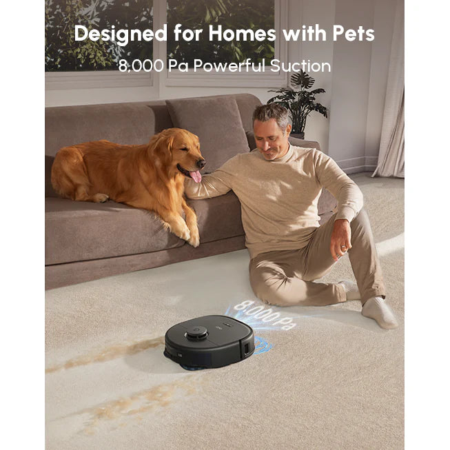 Eufy X10 Pro Omni Robot Vacuum And Mop With Emptying Station Black | T2351V11