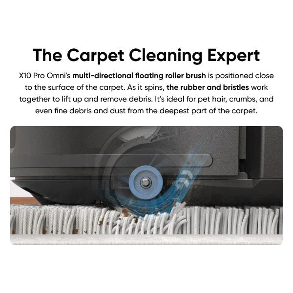 Eufy X10 Pro Omni Robot Vacuum And Mop With Emptying Station Black | T2351V11