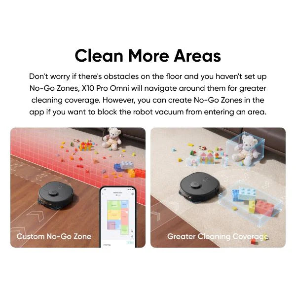Eufy X10 Pro Omni Robot Vacuum And Mop With Emptying Station Black | T2351V11