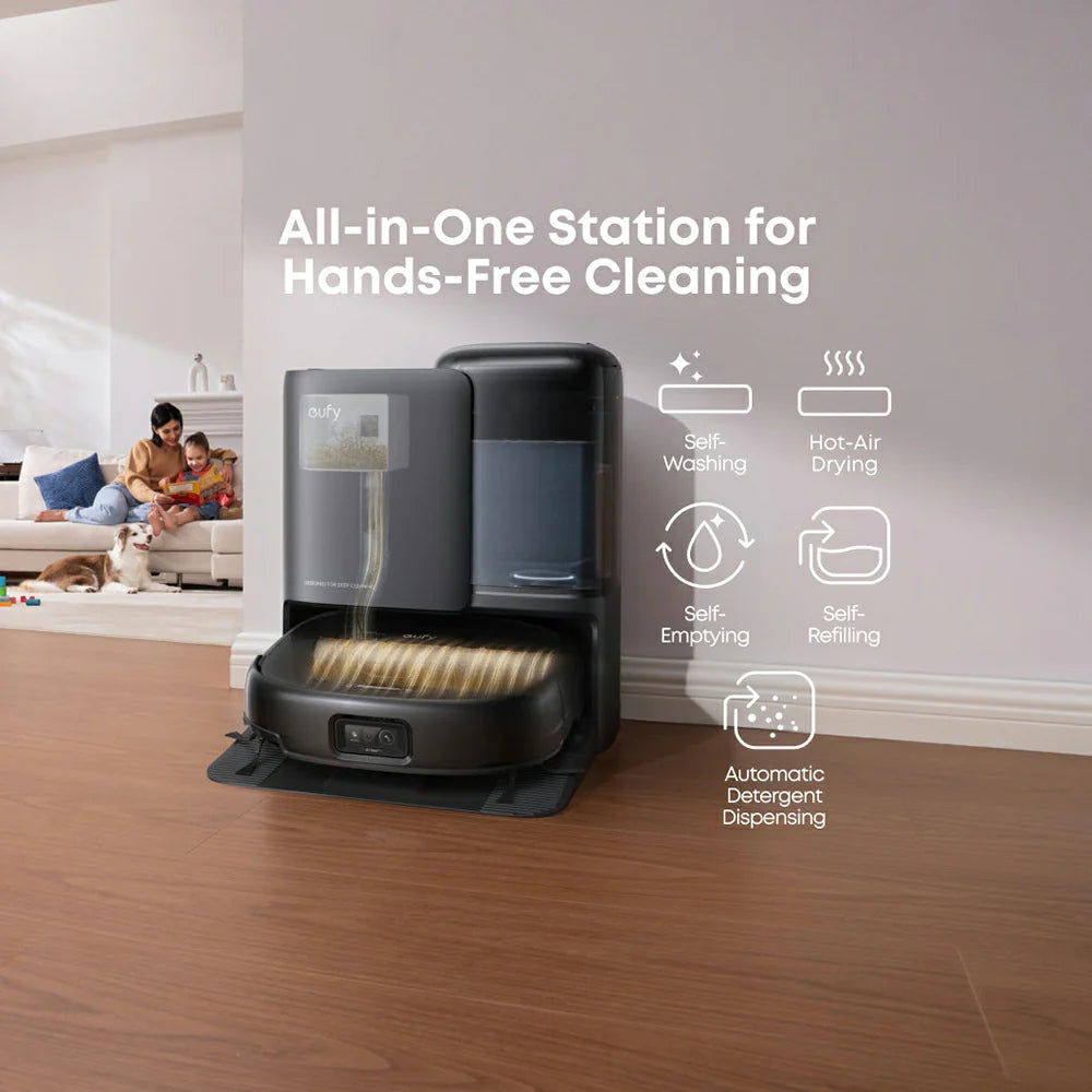 Eufy Omni E25 Robot Vacuum Cleaner with Self-Empty Station | T2353V11