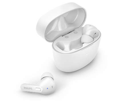 Philips True Wireless Bluetooth Earbuds White l TAT2206WT