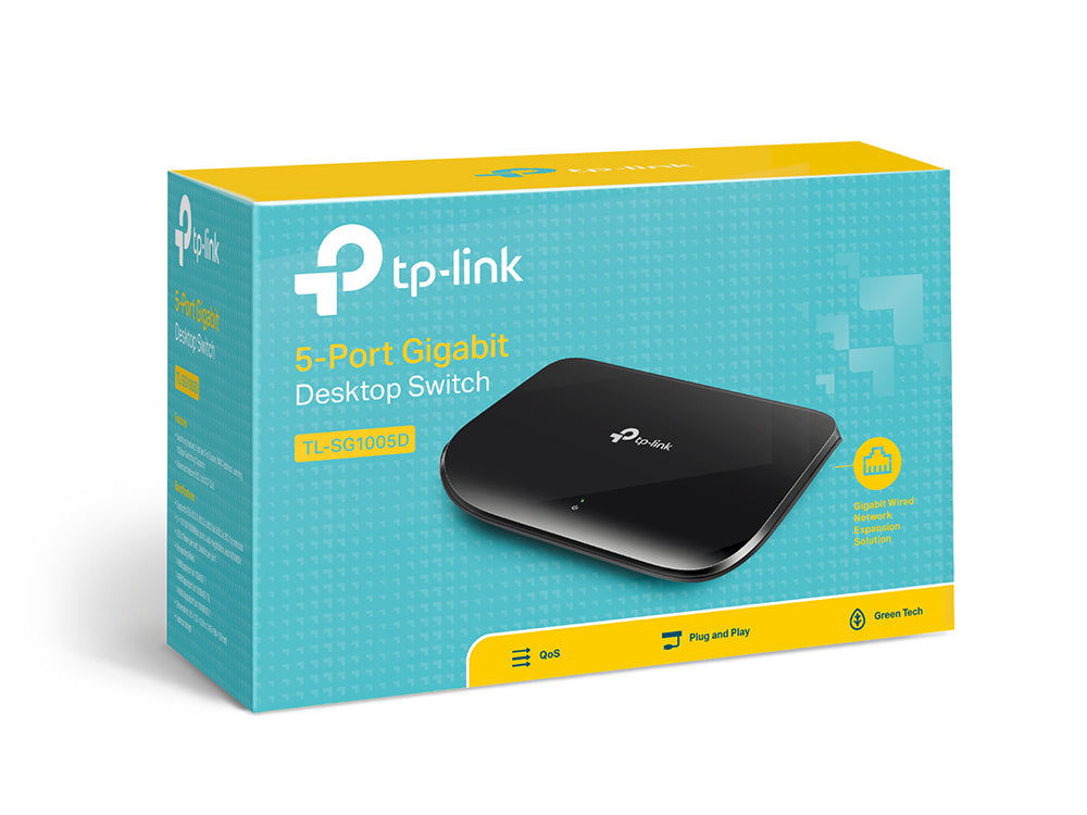 TP Link 5-Port Gigabit Desktop Switch l TLSG1005D