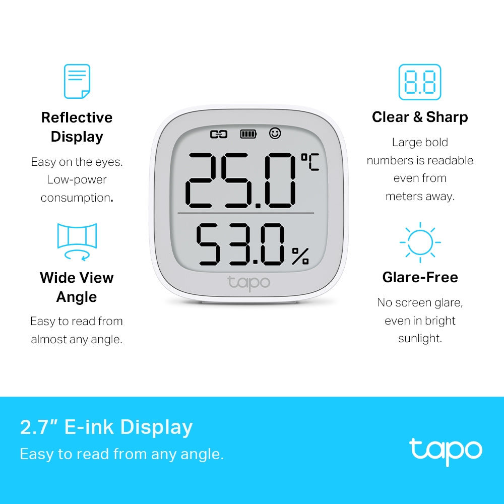 Tapo Smart Temperature & Humidity Monitor l TAPOT315