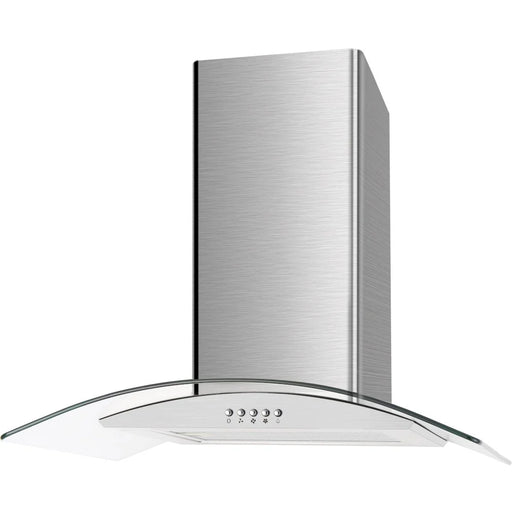 Cata 70cm Curved Glass Chimney Hood Stainless Steel | UBSCG70SS