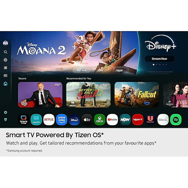 Samsung U7000F 43" Crystal 4K UHD HDR Smart TV | UE43U7000FKXXU