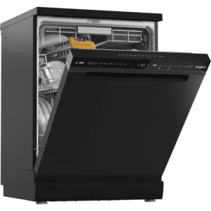 Whirlpool 60cm Maxi Space Freestanding Dishwasher Black | W8FHS61BSUK