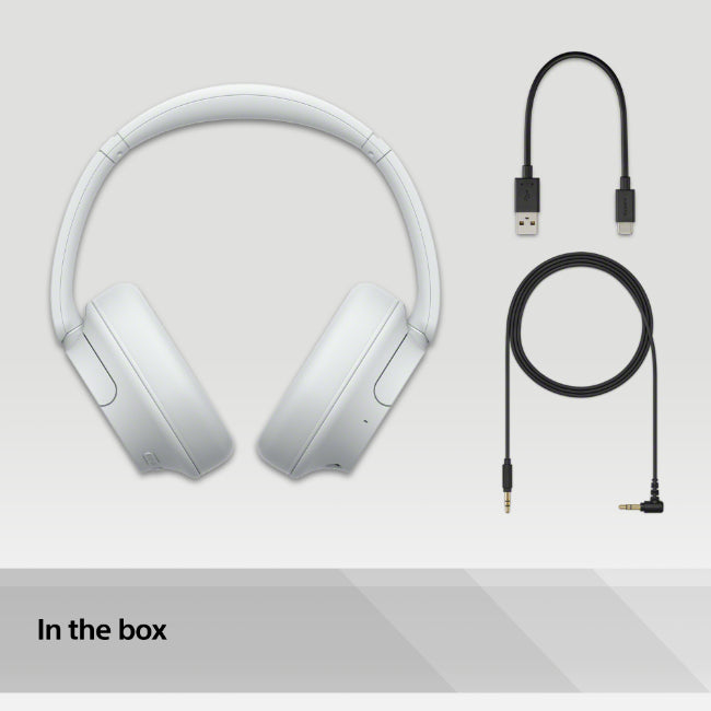 Sony Wireless Noise Cancelling Headphones White | WHCH720NW.CE7