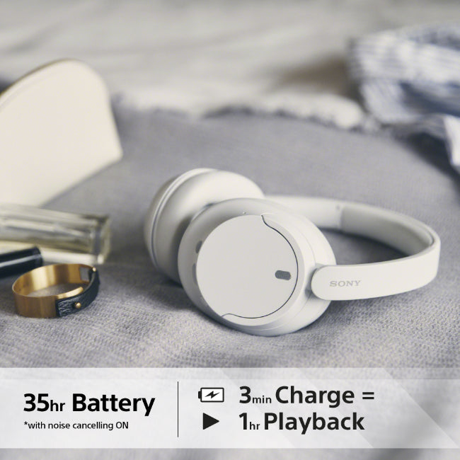 Sony Wireless Noise Cancelling Headphones White | WHCH720NW.CE7
