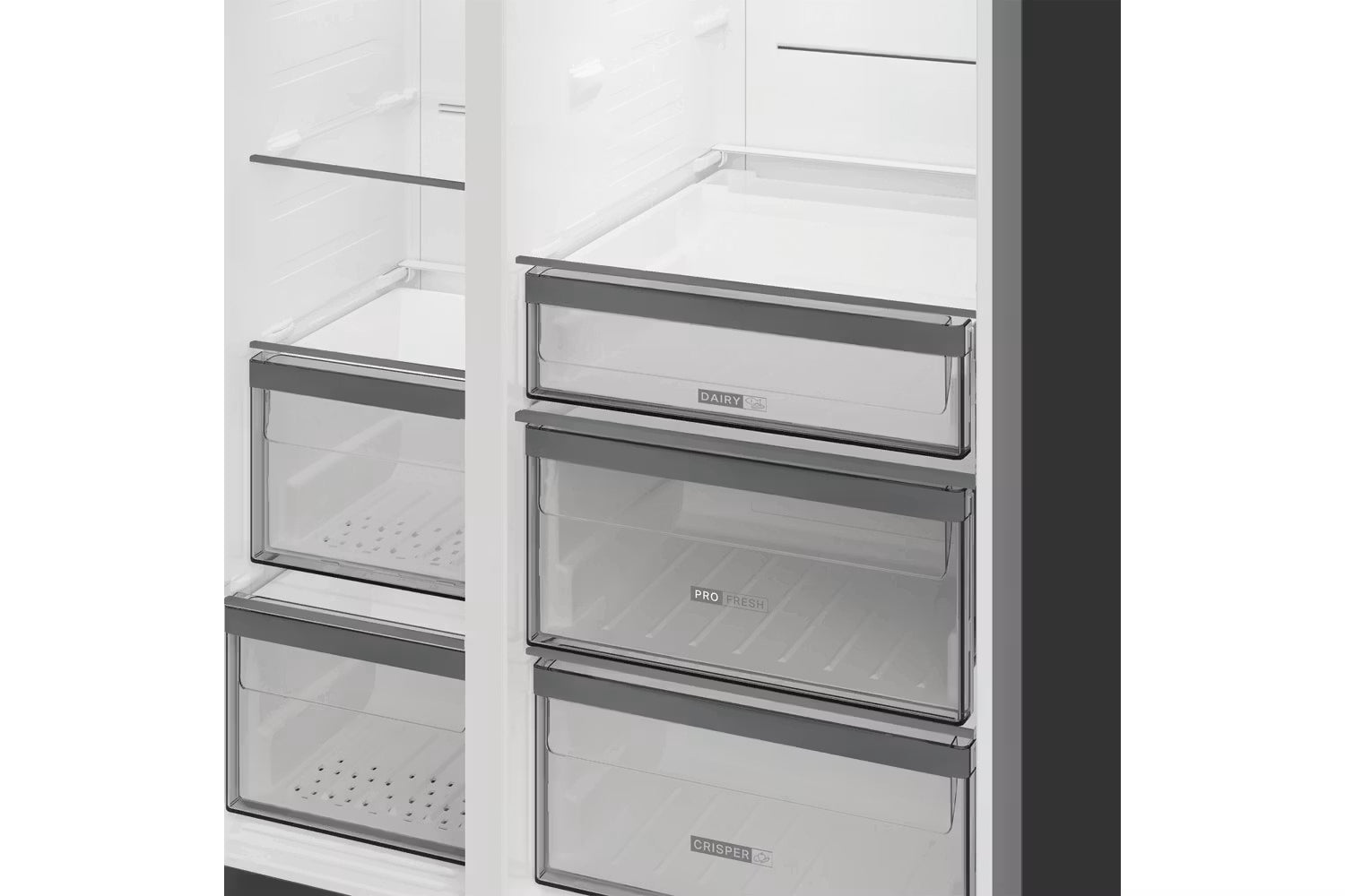 Whirlpool Freestanding American Fridge Freezer Stainless Steel | WHG26573WX4UK