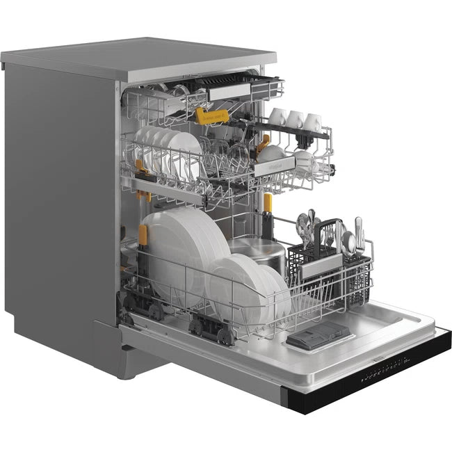 Whirlpool 60cm Freestanding Dishwasher Inox | W8FHP51XUK
