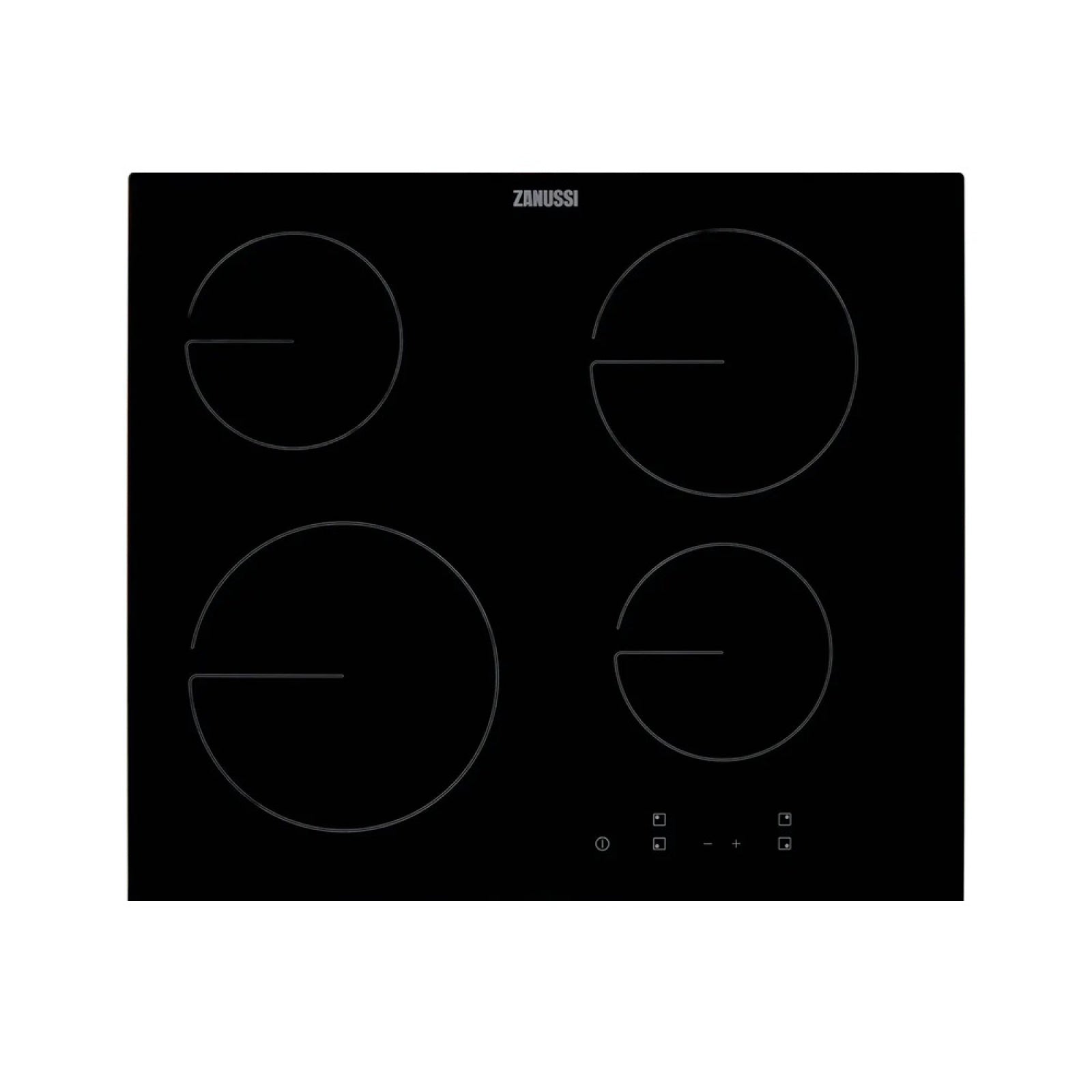 Zanussi Built-in Electric Single Oven and Ceramic Hob | ZPV2000BXA