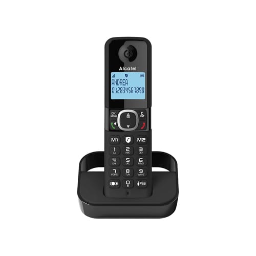Alcatel F860 Single Cordless Phone with Cell Block Black | ATL1423518