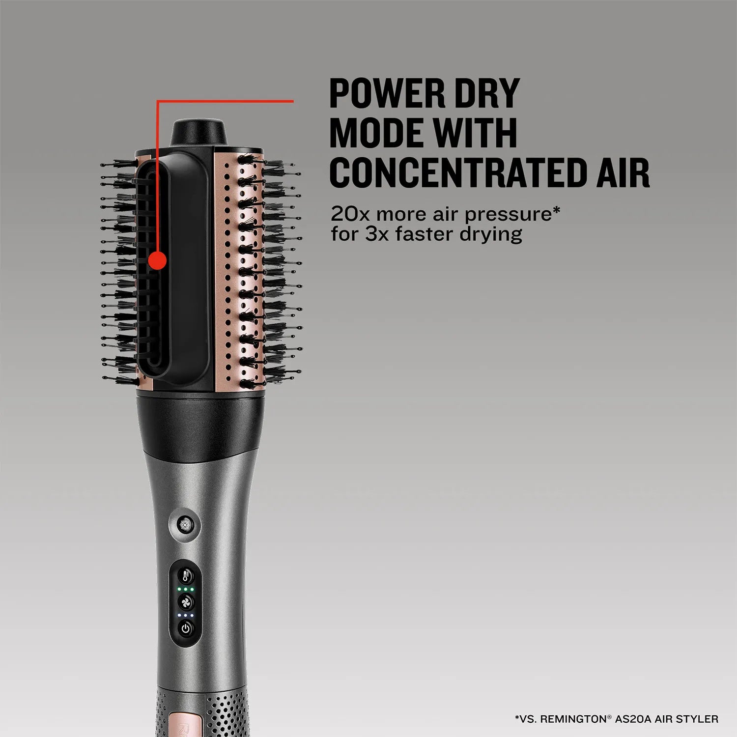 Remington One Power Dry and Smooth Heated Hair Brush | AS6077U51
