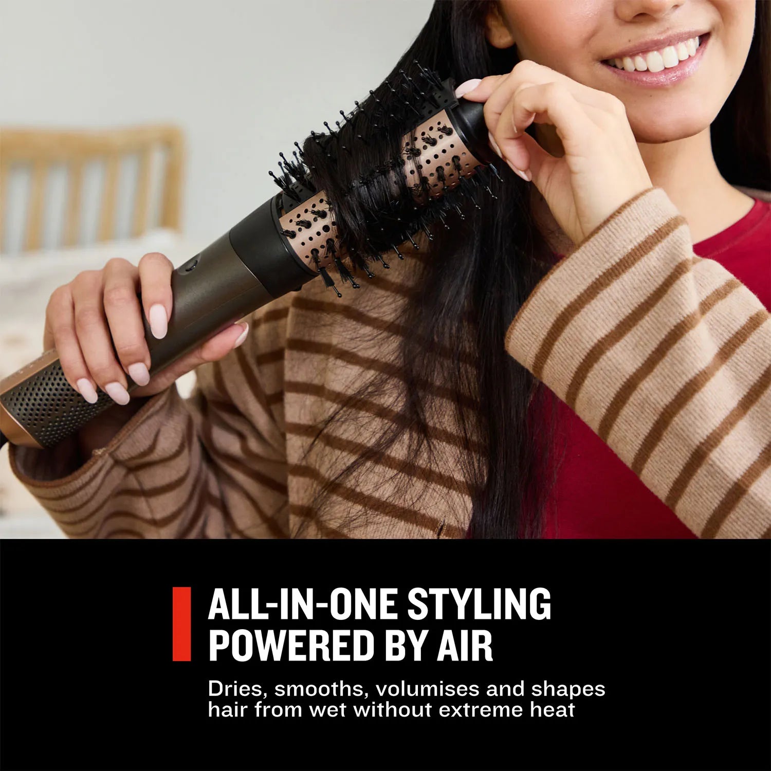 Remington One Power Dry and Smooth Heated Hair Brush | AS6077U51