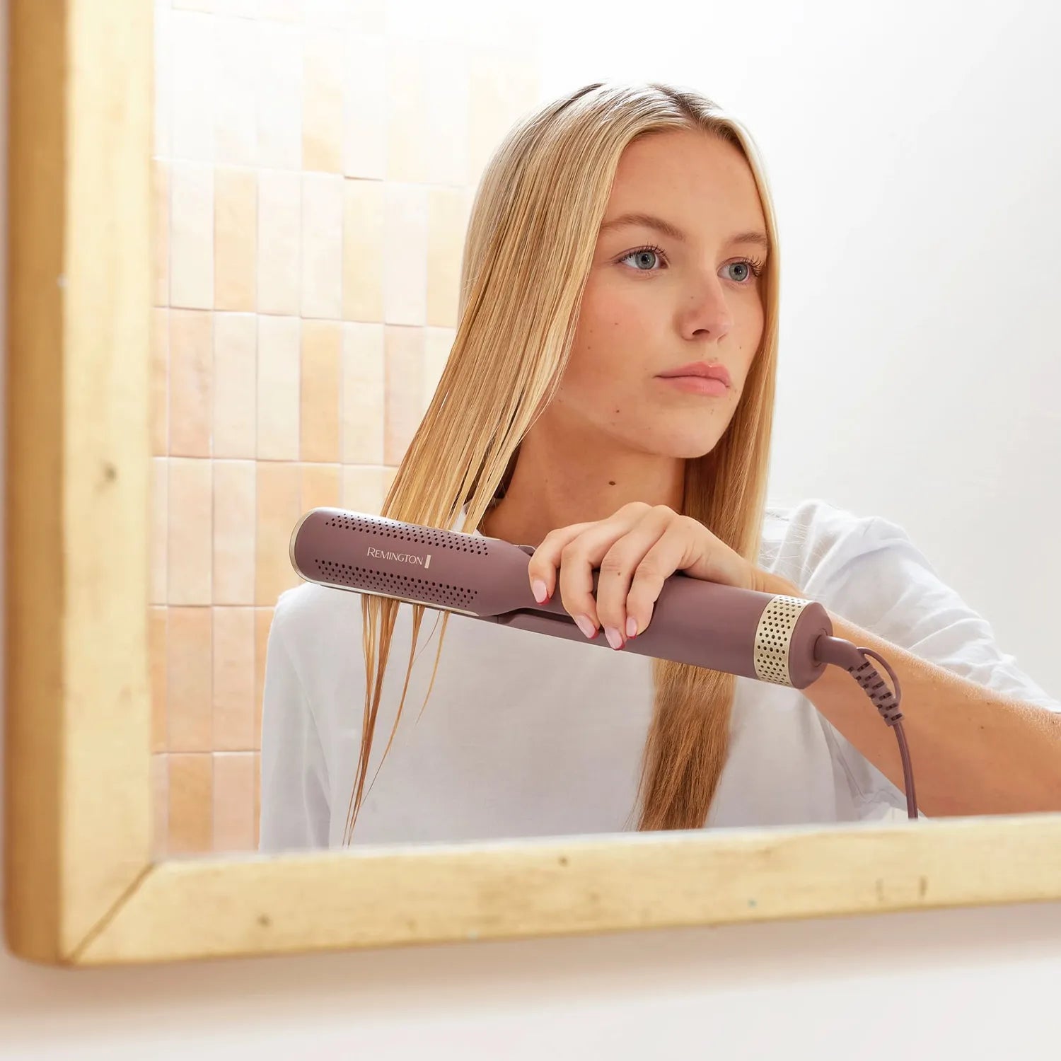 Remington Airvive 2in1 Air Styler Mauve & Gold  | AS8930U51