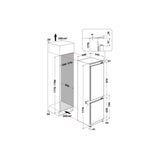 Indesit Low Frost Integrated 70/30 Fridge Freezer | BI18A2DIUK thumbnail 5