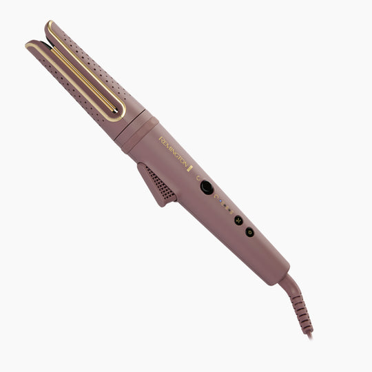 Remington AIRvive Rotating Hair Curling Wand Mauve & Gold | CI8930U51