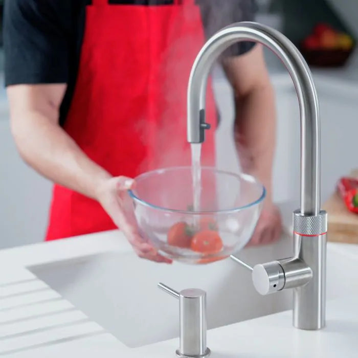 Quooker Flex 3-in-1 Boiling Water Tap Chrome | 3XCHR