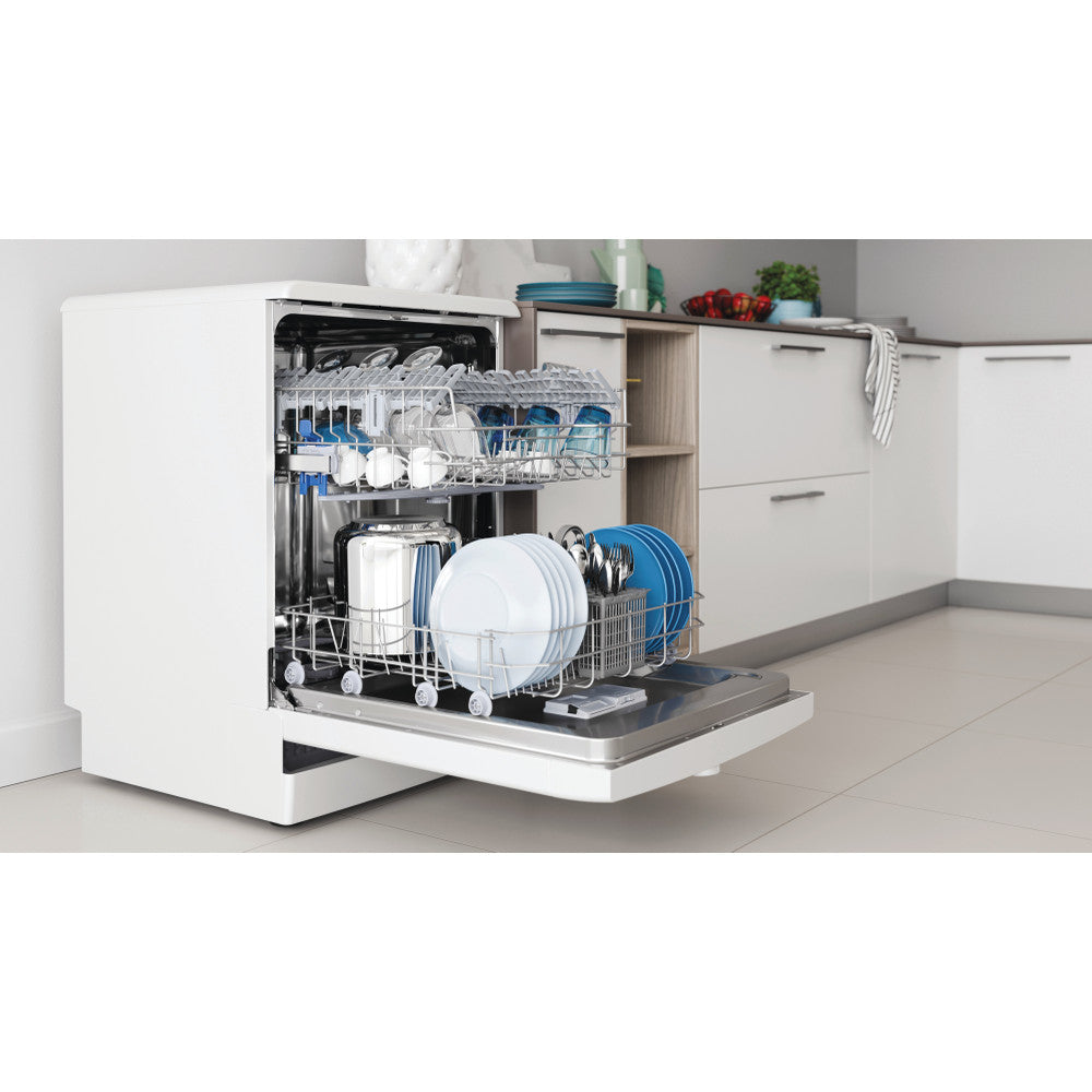 Indesit Push&Go 60cm Dishwasher White | D2FHK26UK