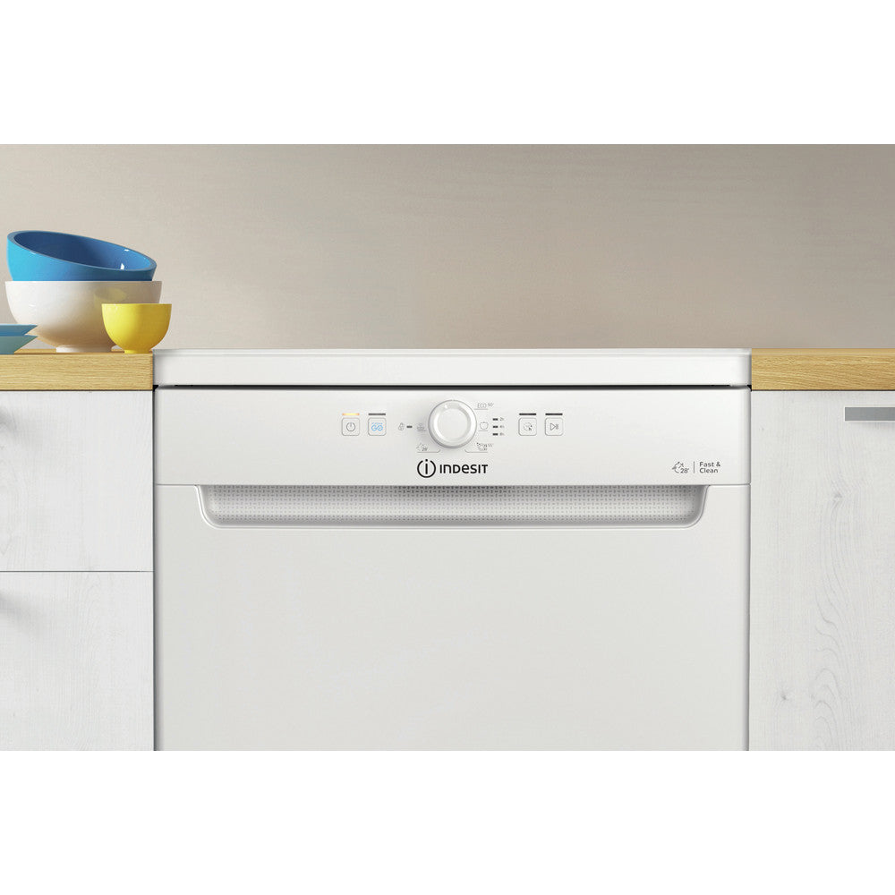 Indesit Push&Go 60cm Dishwasher White | D2FHK26UK