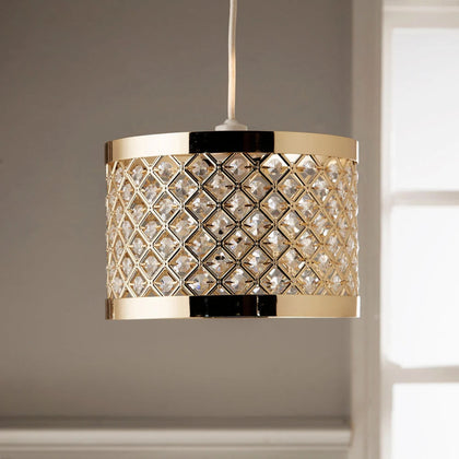 Horsham Non Electrical Gold Easy Fit Pendant Shade-LHORSHAMGOL/PEN