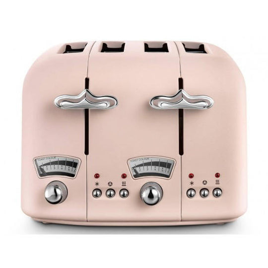 Delonghi Argento Flora 4 Slice Toaster Pink | CT04.PK