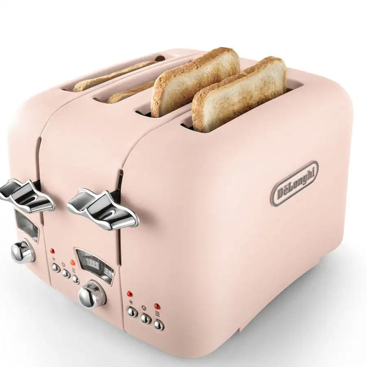 Delonghi Argento Flora 4 Slice Toaster Pink | CT04.PK