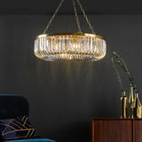 Sigourney 8 Light Pendant Satin Gold and Crystal-SIG0835 thumbnail 2