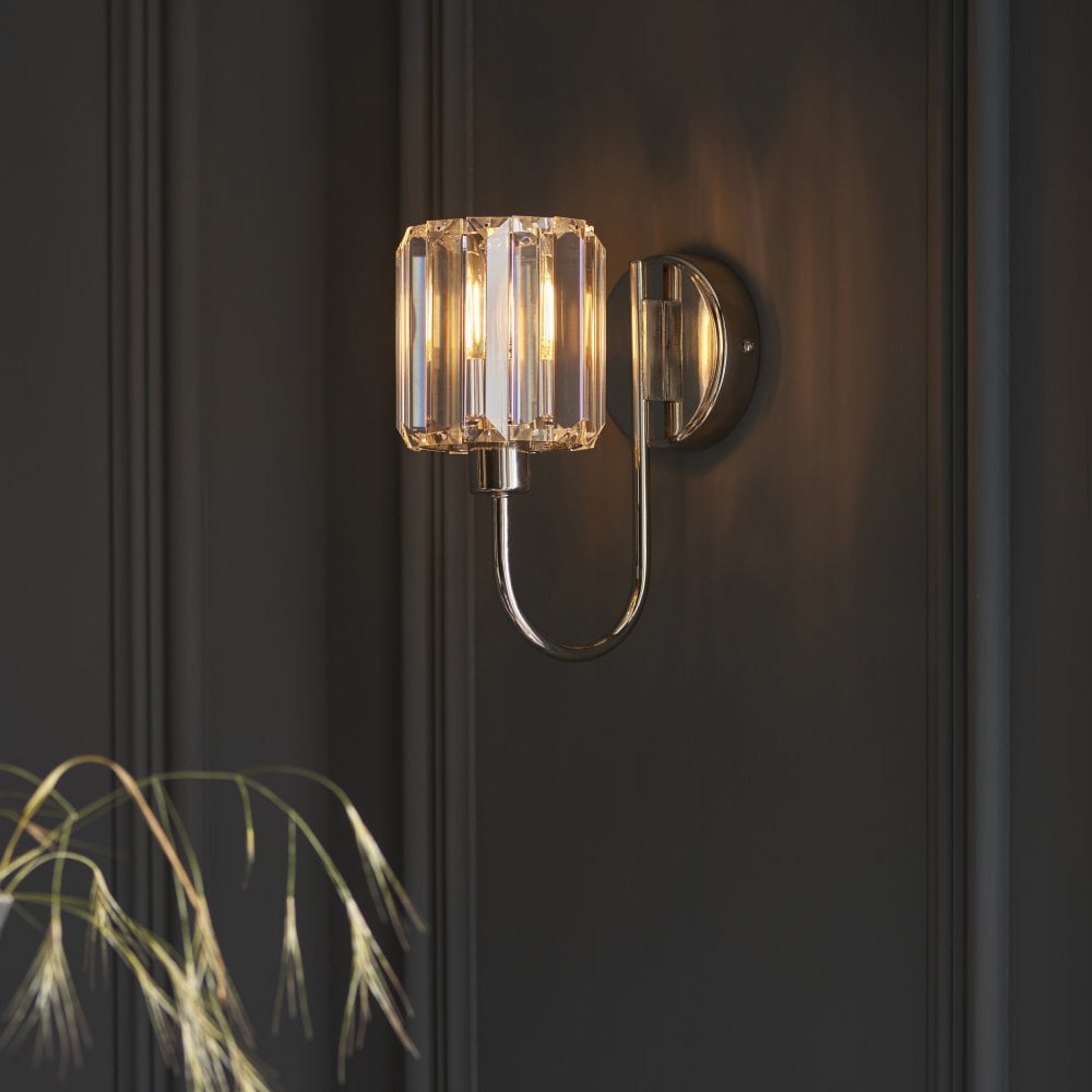 Endon Berenice Wall Bright Nickel | 104109