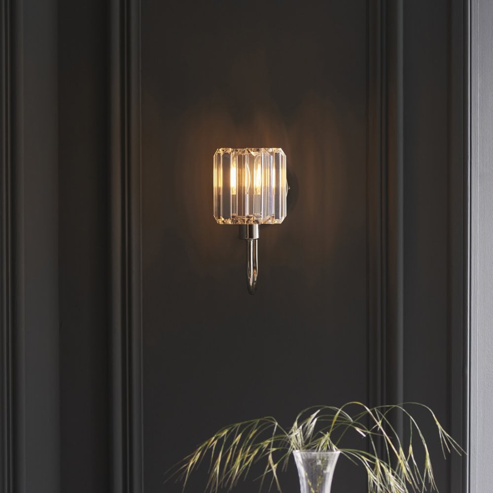 Endon Berenice Wall Bright Nickel | 104109