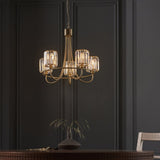 Endon Berenice 3lt Semi flush Antique Brass | 107802 thumbnail 2