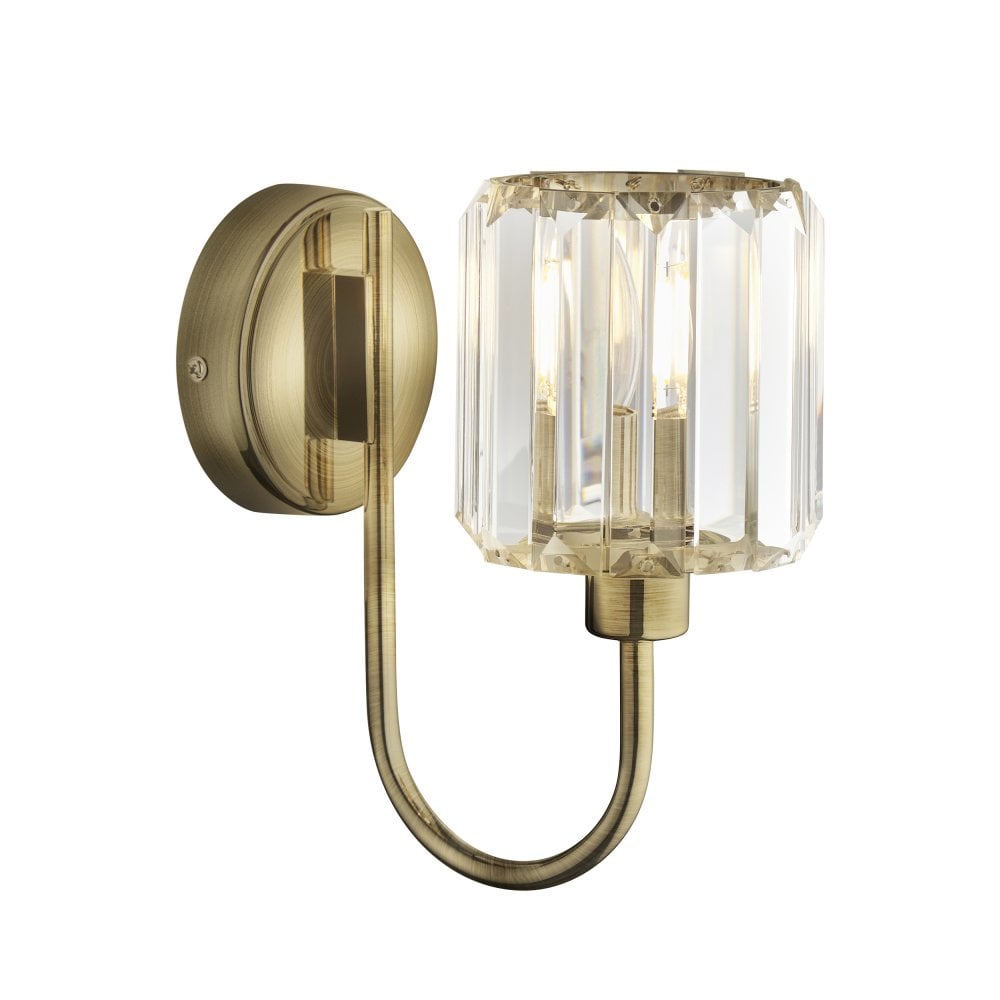Endon Berenice Wall Antique Brass | 107803