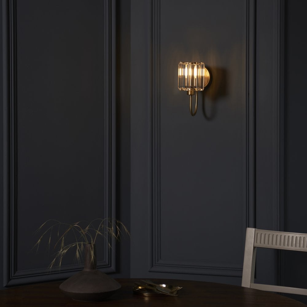 Endon Berenice Wall Antique Brass | 107803