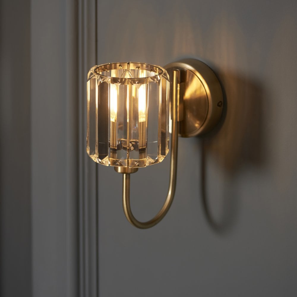 Endon Berenice Wall Antique Brass | 107803