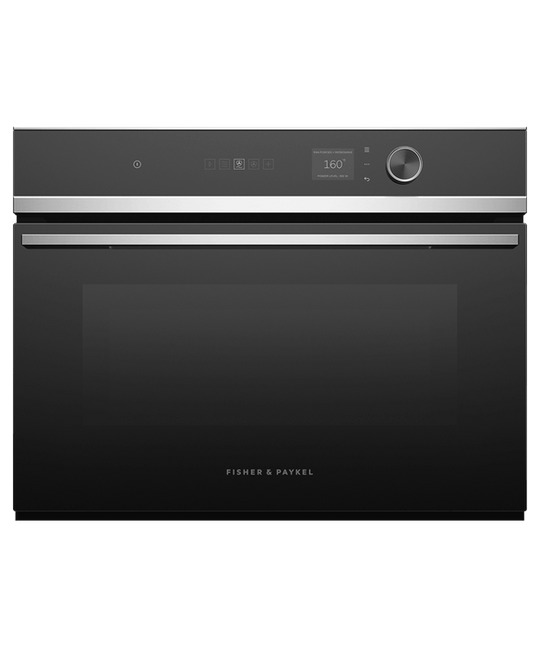 Fisher & Paykel 60cm Series 7 Contemporary Compact Combi-Microwave Oven | OM60NDLX1