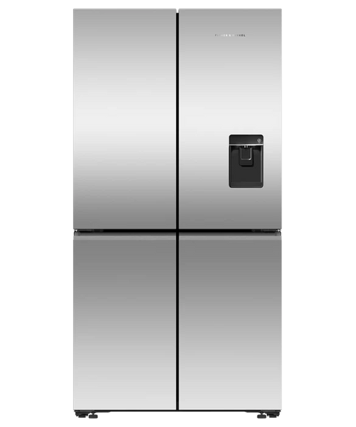 Fisher & Paykel Freestanding Quad Door Refrigerator Freezer With Ice & Water | RF605QNUVX1
