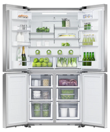 Fisher & Paykel Freestanding Quad Door Refrigerator Freezer With Ice & Water | RF605QNUVX1 thumbnail 3