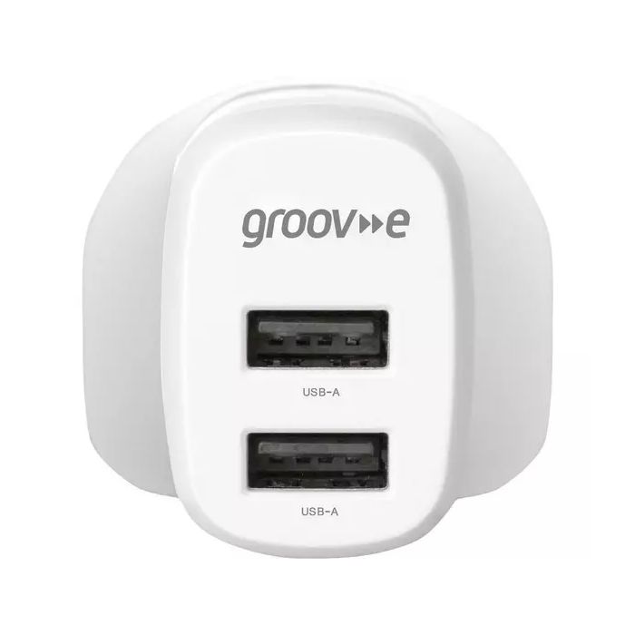 Groove Dual USB-A Charger 12W | GVMA103WE