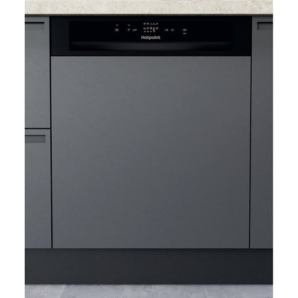 Hotpoint Dishwasher Semi-Integrated Black | H3BL626BUK