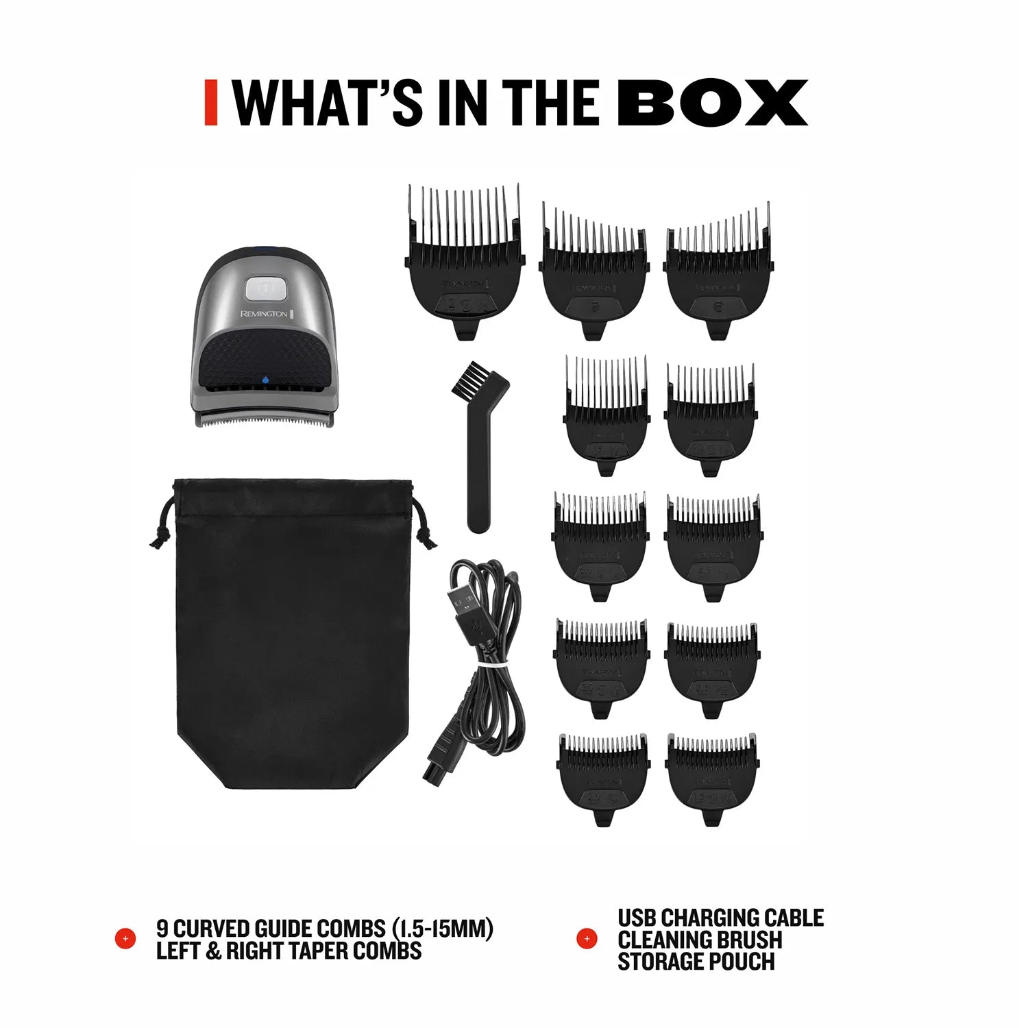 Remington Buzz Cut Cordless Hair Clippers 16 Piece | HC1500U51