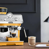 DeLonghi La Specialista Arte Manual Espresso Maker Yellow | EC9155.YE thumbnail 5