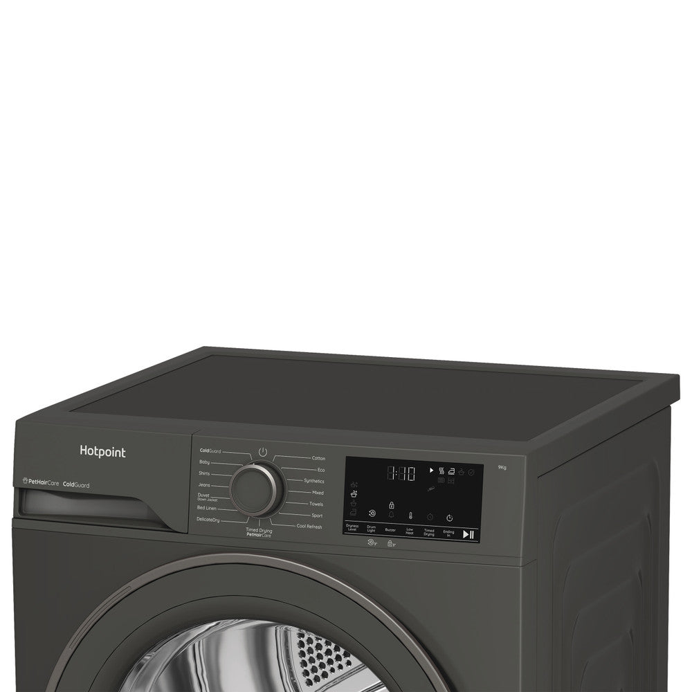 Hotpoint 9kg Heat Pump Dryer Manhattan Grey | HHDD90GGIRE